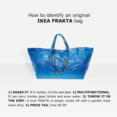 IKEA´s response to Balenciaga - IKEA