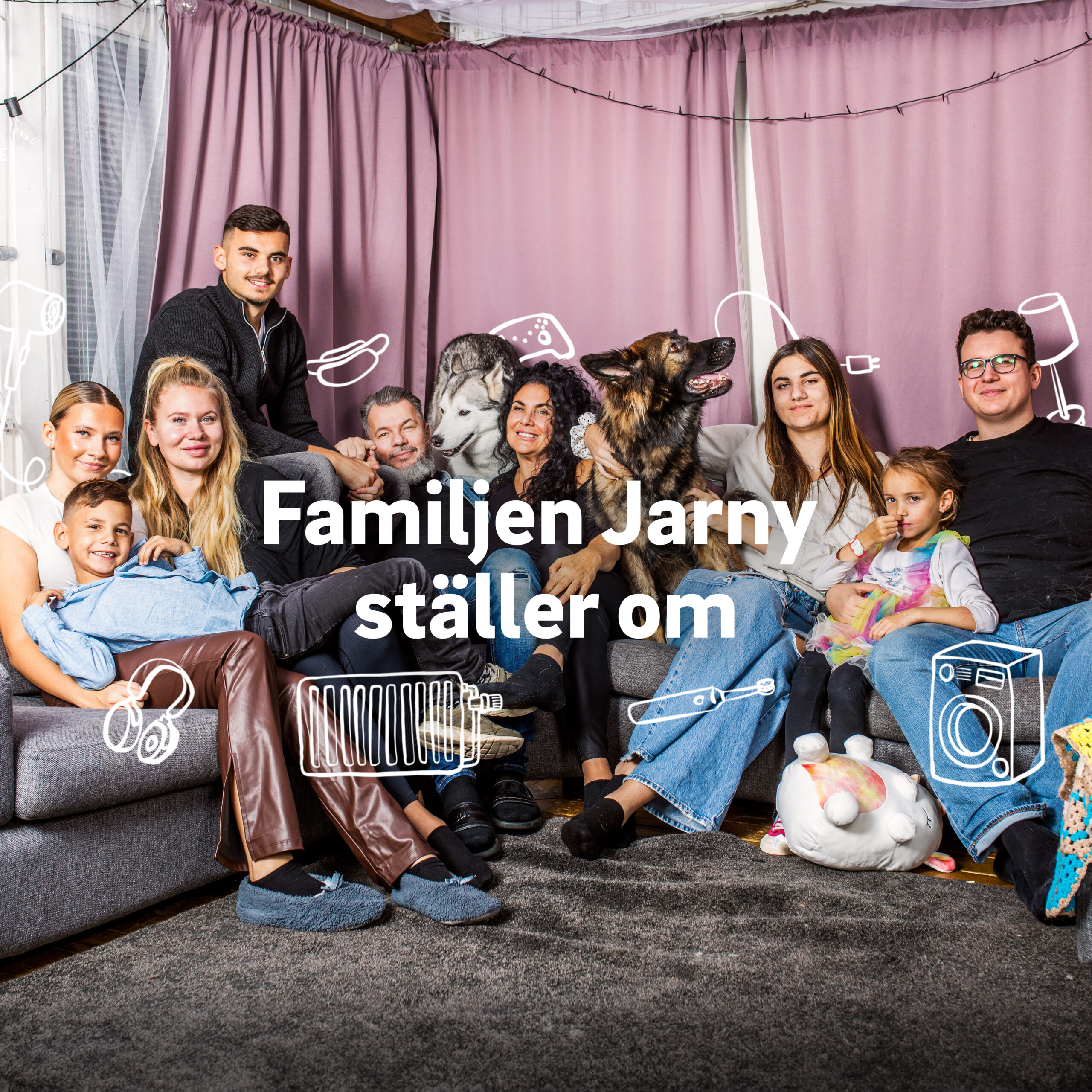 Familjen Jarny ställer om