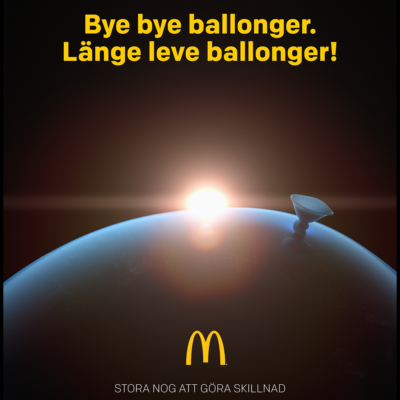 Bye, bye ballonger. Länge leve ballonger!