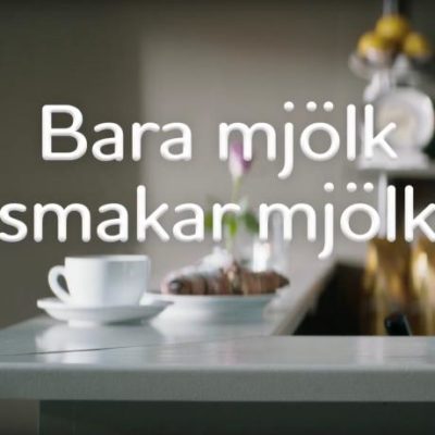 Bara mjölk smakar mjölk​